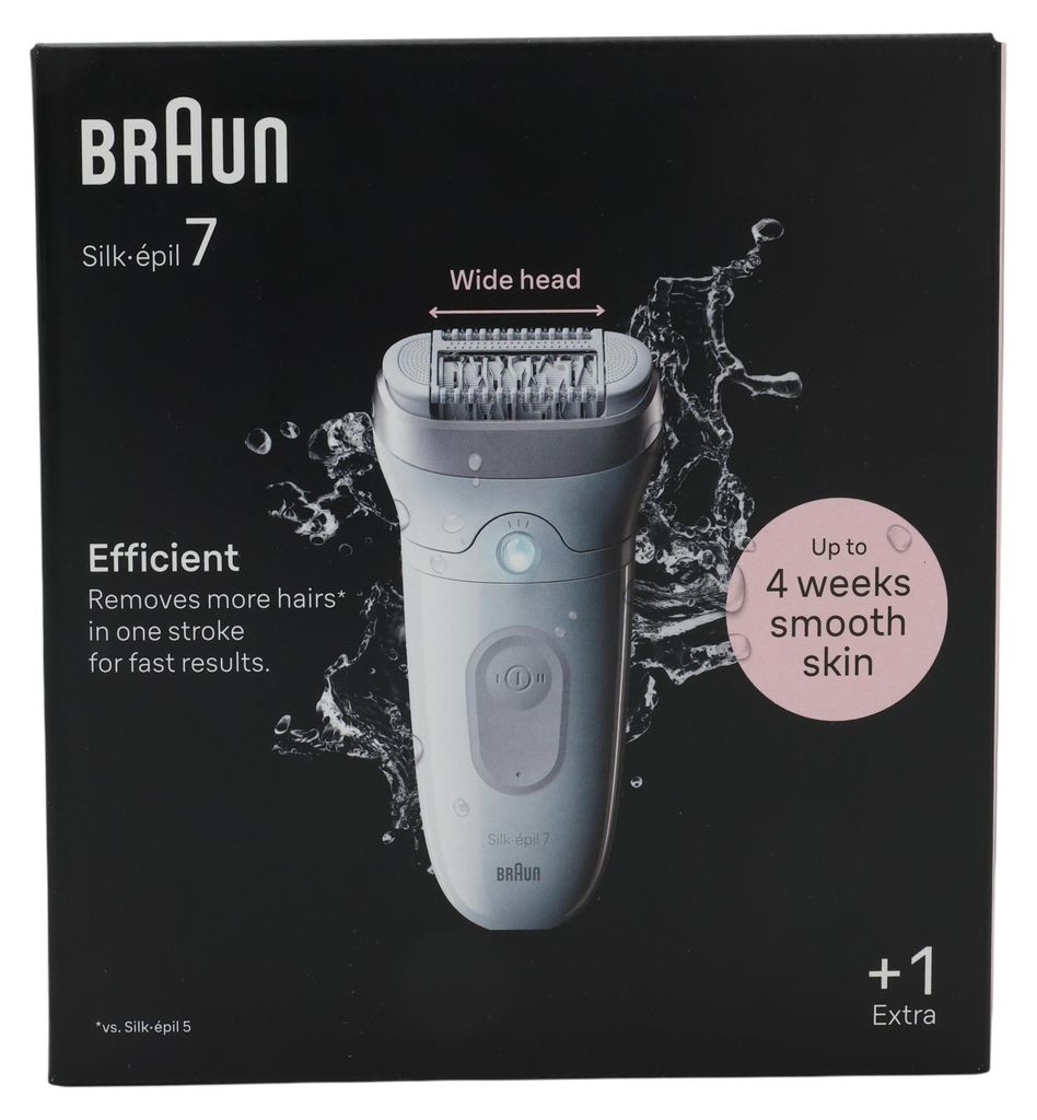 Braun 7-011 Silk-épil 7 Wet&Dry-Epilierer, weiß/silber Produktbild 