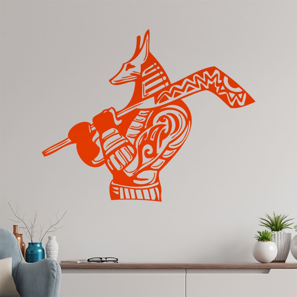 Eishockey Hund Wandtattoo in 6 Größen - Wandaufkleber Wall Sticker - Dekoration, Küche, Wohnzimmer, Schlafzimmer, Badezimmer
