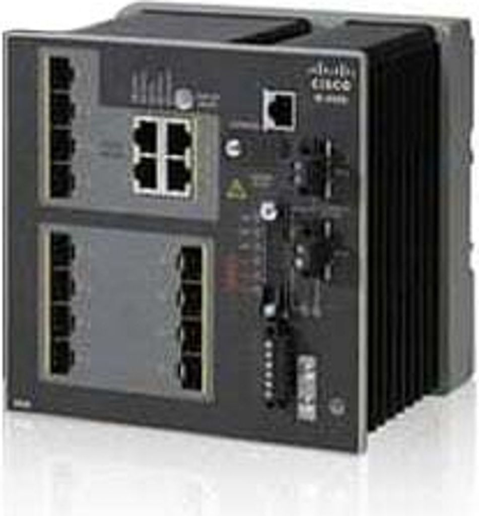 Cisco Industrial Ethernet 4000 Series - Switch - managed - 16 x 10/100 + 4 x Kombi-Gigabit-SFP - an DIN-Schiene montierbar - DC power - TAA-konform