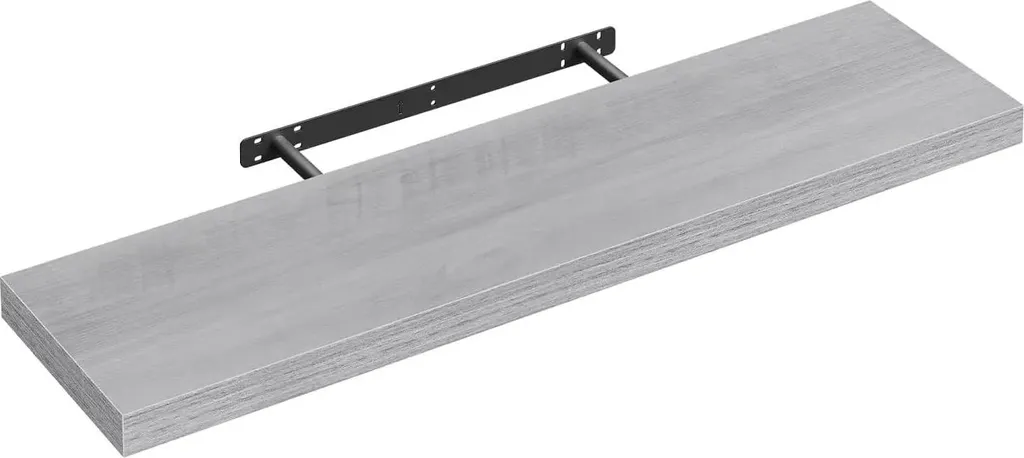 Mensola a Muro Grigia Rovere 90cm - Arredamento Parete Moderno