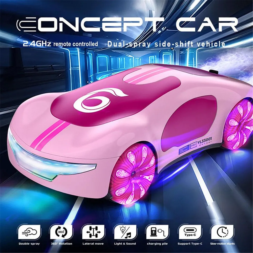 Voiture télécommandée antichoc rechargeable 360° anti-interférence