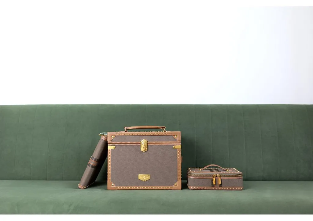 Trousse à bijoux de voyage Wolf Ida Édition Limitée en cuir matelassé - 4