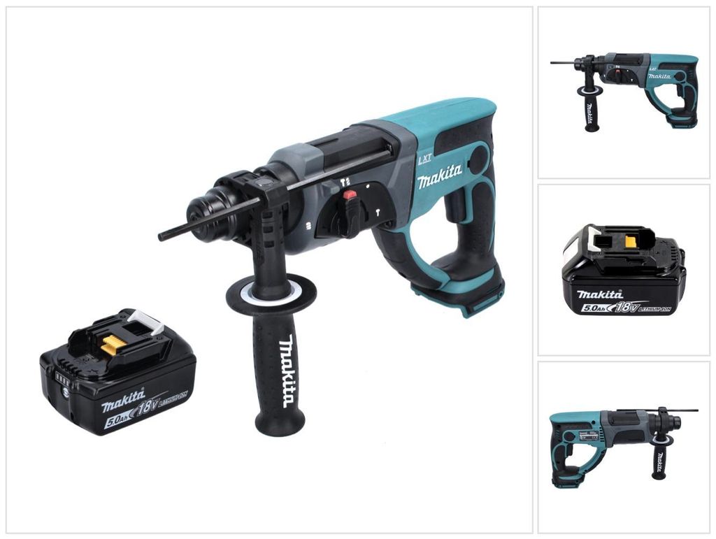 Makita DHR 202 T1 Akku Kombihammer 18 V 2,0 J SDS Plus + 1x Produktbild 