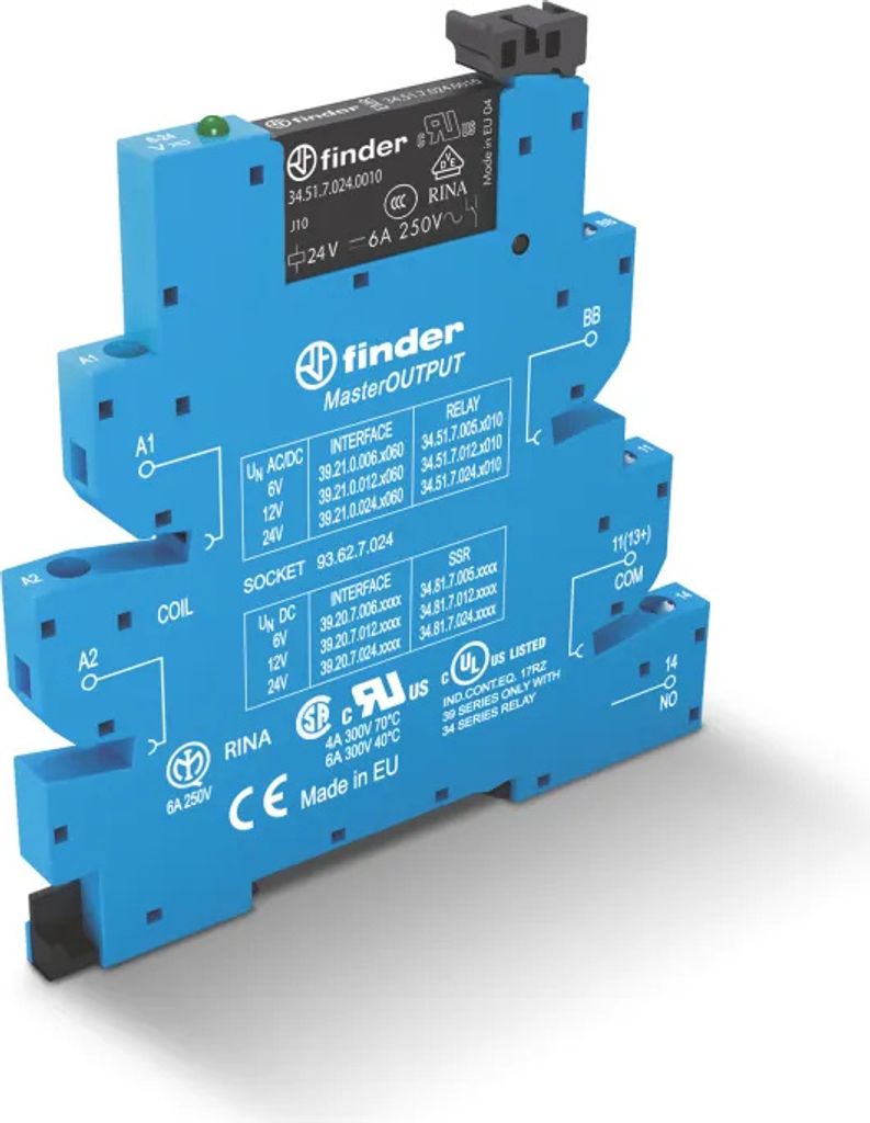 Finder MASTEROUTPUT - KOPPELRELAIS MIT EMR 392100060060
