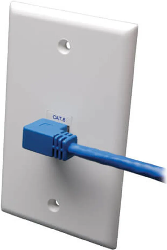 Câble Ethernet Cat6 Bleu 3m Tripp Lite : Fini les Câbles Pliés !