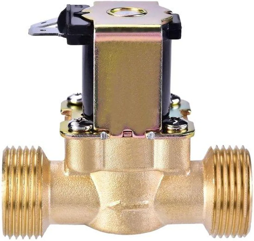 Électrovanne d'eau 24V robuste en laiton 3/4 pouce anti-corrosion
