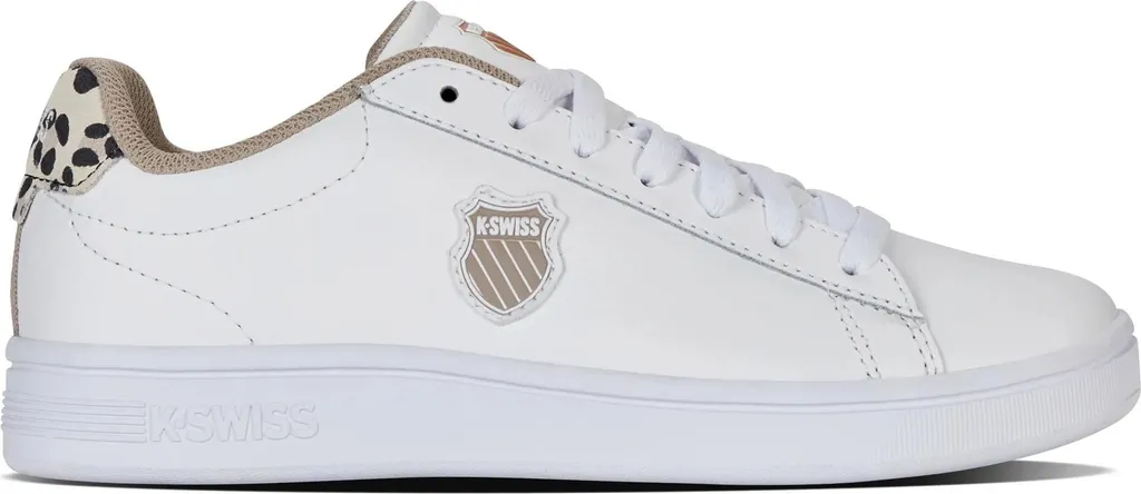 Baskets Basses pour Femme K-Swiss Blanches Taille 36 en Cuir Souple