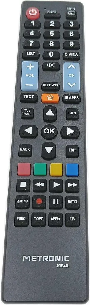 Télécommande Universelle Infrarouge pour TV et Décodeur Metronic 495341 - 2