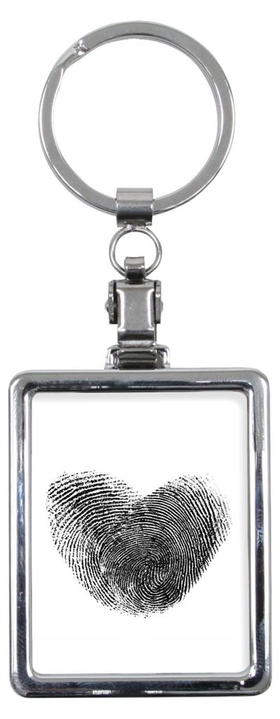 Metalen fotohanger, glanzend, rechthoekig, 3,5 x 4,5 cm, Productafbeelding 