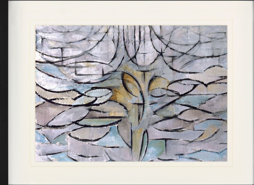 Piet Mondrian Gerahmtes Bild Mit Edlem Passepartout | Produktbild 