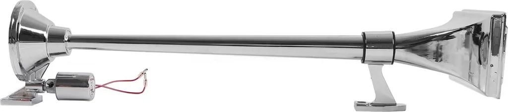 Avertisseur pneumatique 145 dB alliage zinc robuste 12V/24V avec capot