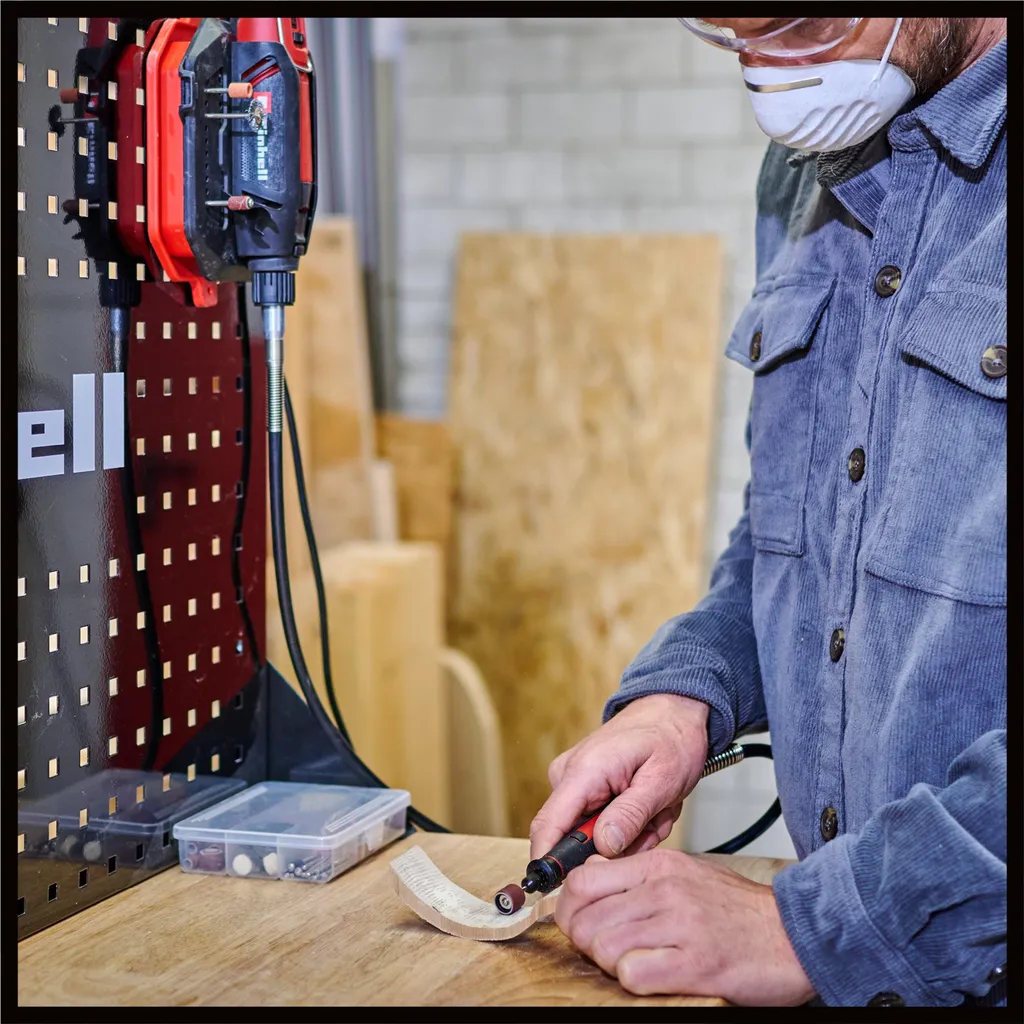 Mini meuleuse rotative électrique TC-MT 150 E avec kit de 117 pièces - 7