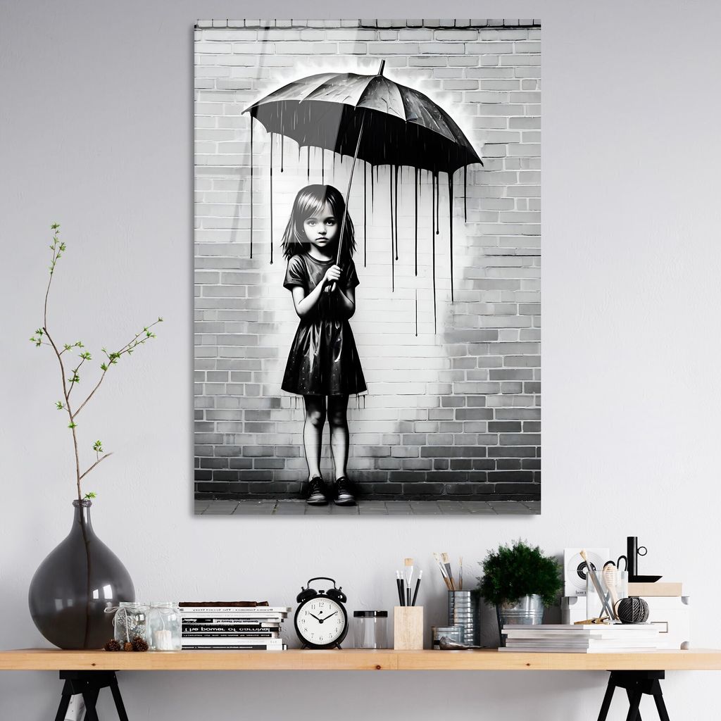 Wallity, UV-1177 - 70 x 100, Acrylbild, Mehrfarbig, 100 % gehärtetes Glas, 70 x 100 cm
