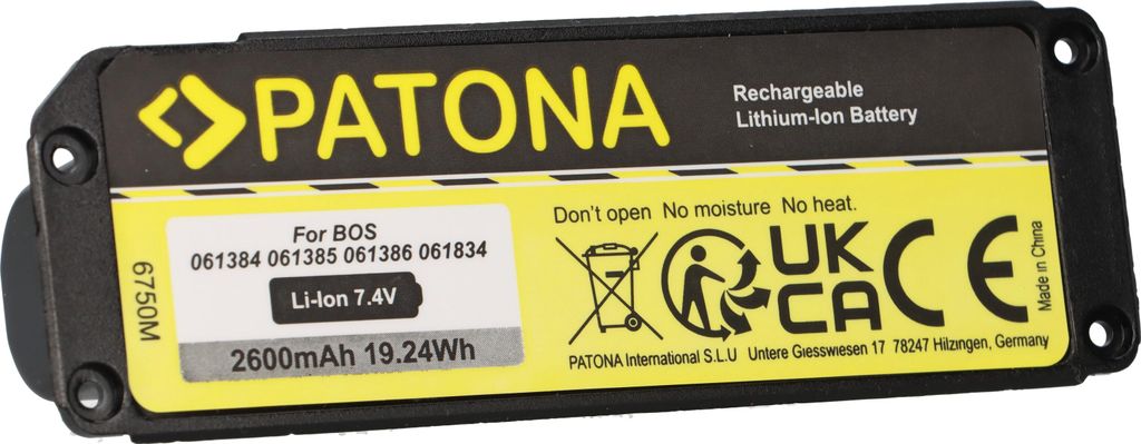 PATONA Akku Bose Soundlink Mini 1 061384 061385 061386