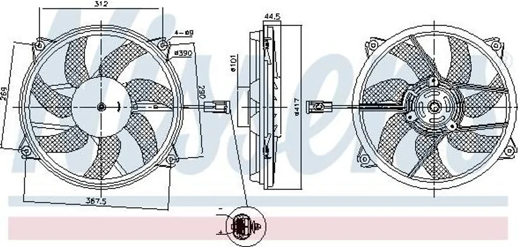 Ventilateur de Refroidissement 1253T5 pour Trajets Urbains et Bouchons