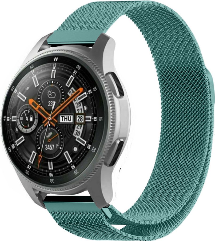 Strap-it Milanese Armband - Kompatibel mit Samsung Galaxy Watch Armband 46mm Edelstahl Armband mit Magnetverschluss - Ersatzarmband - Hochwertiges ...