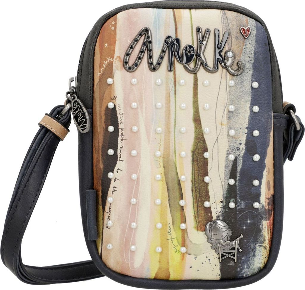 Anekke Umhängetasche Handytasche Hollywood Studio Mini Crossbody Bag Navy Blue mehrfarbig