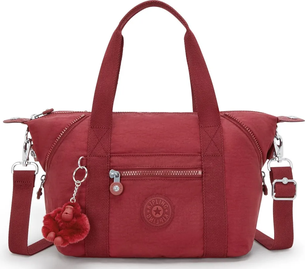 Kipling Art Mini sac à main rouge 10L - Sacoche zippée ajustable femme