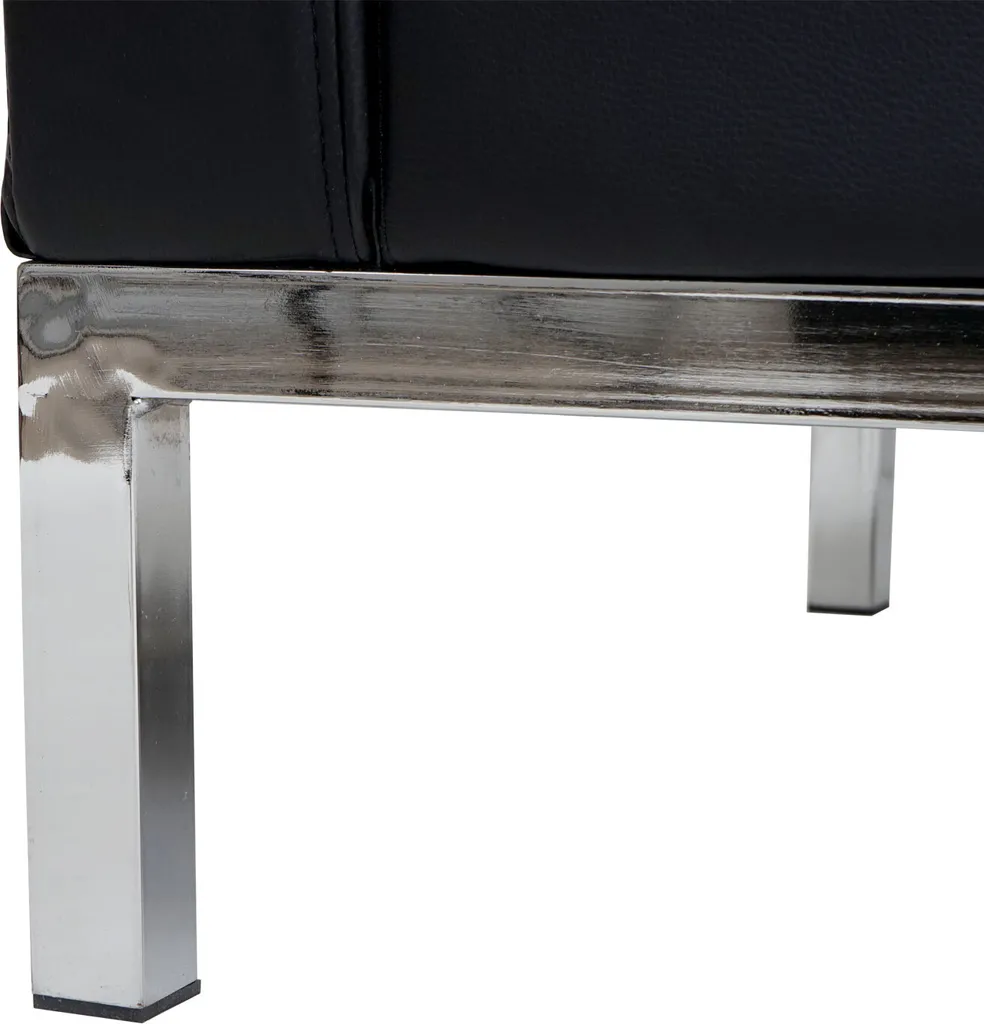 Fauteuil Modulable Noir HWC-C19 : Solution Gain de Place en Similicuir