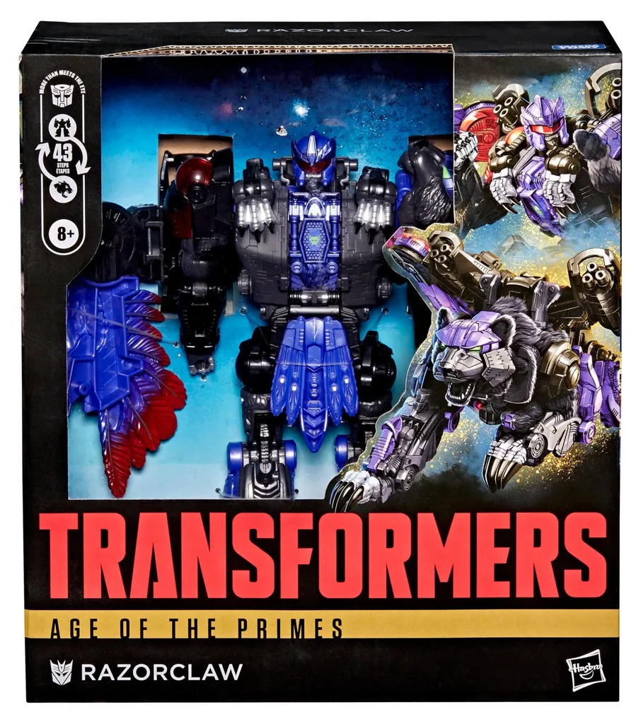 Figurine Transformers Leader Razorclaw G1907 articulée de 19 cm