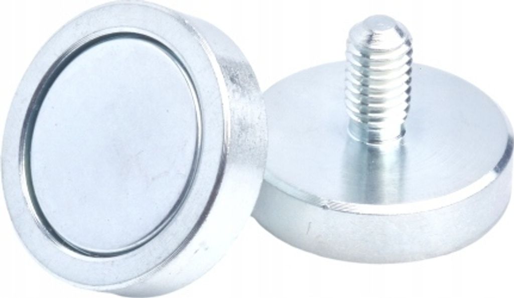Neodym-Magnetspannplatte 20x14 Außengewinde M5 Satz mit 10 Stück