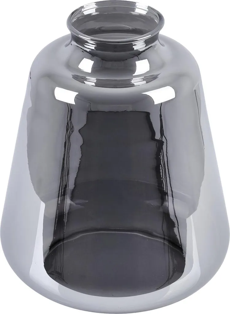 Abat-jour Novalja en Verre Graphite Vase 30cm pour Déco Intérieure