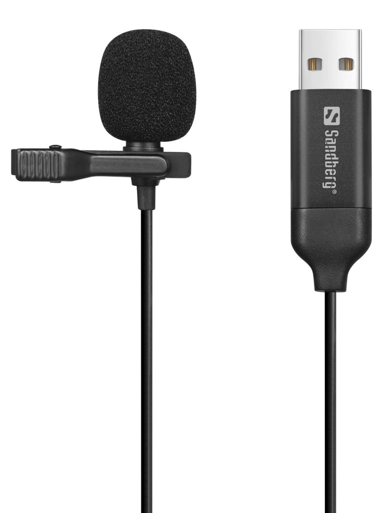 SANDBERG Streamer, USB-clipmicrofoon Productafbeelding 