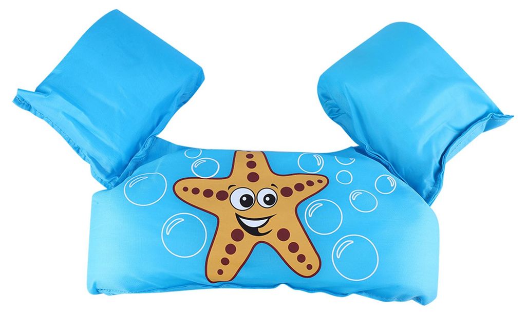 Seestern-Muster für Kinder, aufblasbare Sicherheits-Schwimmtrainingsweste mit schwimmenden Ärmeln