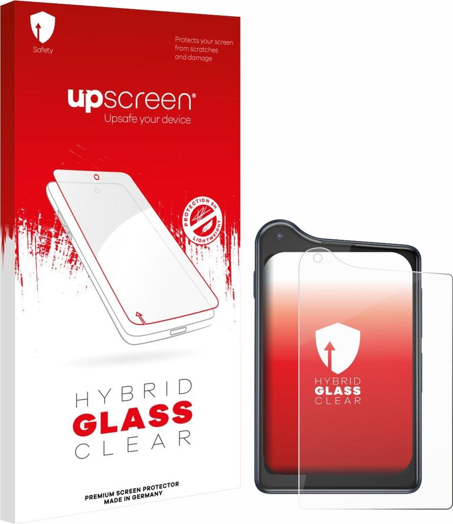 upscreen Schutzglas für Xiaomi Qin K25 Schutzfolie Panzer Folie Glas Display Schutz klar