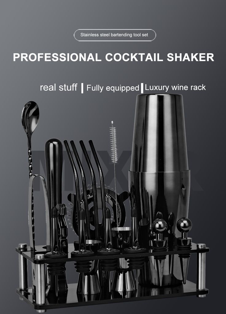 Cocktail Shaker, 750ml Mixer, Edelstahl Mixer Kaufland.de