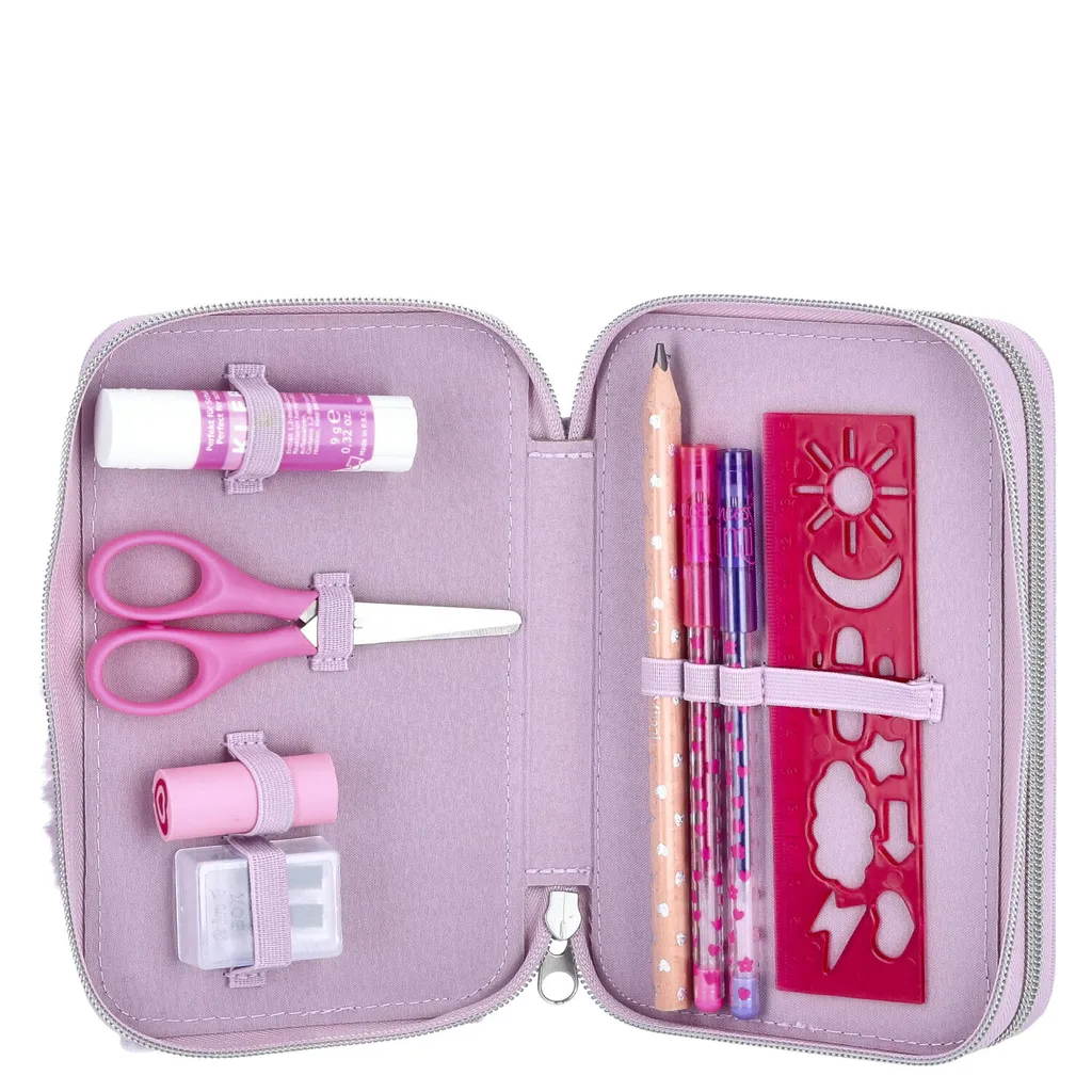 Trousse Princess Mimi Penguin Depesche à 2 compartiments garnie de stylos - 5