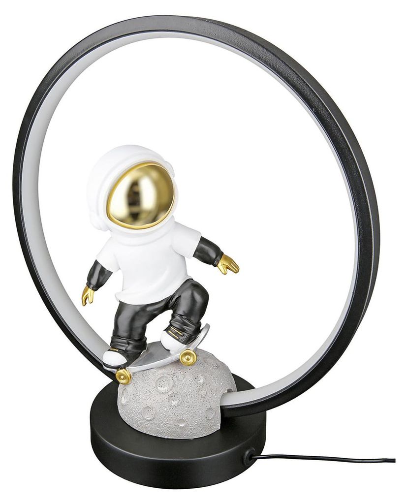 Gilde Tischleuchte (LED), Astronaut, "Apollo", Kunstharz, Produktbild 