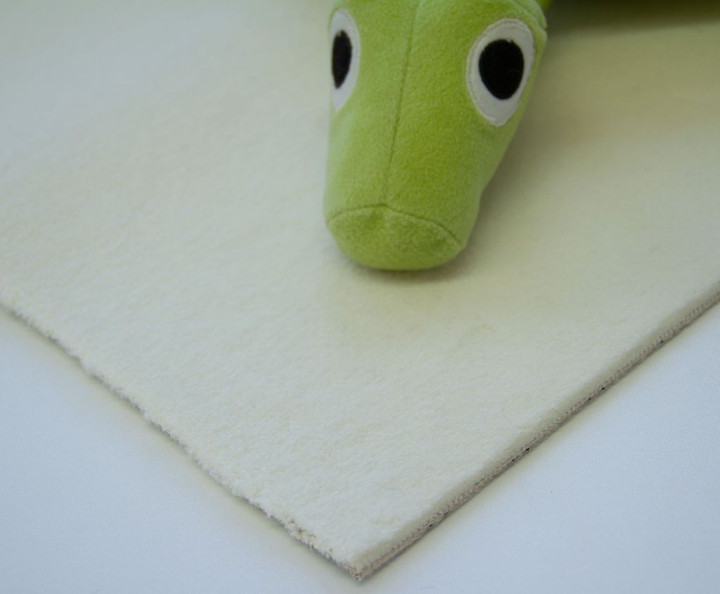 Steffensmeier Velours Teppichboden Palena Meterware | Auslegware für Kinderzimmer Wohnzimmer Schlafzimmer | Creme, Größe: 100x500 cm