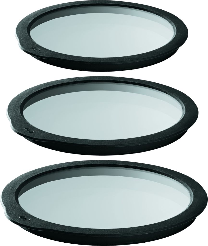 Rösle Frischhaltedeckel aus Glas 3er Set (Ø 16/20/24 cm) Produktbild 