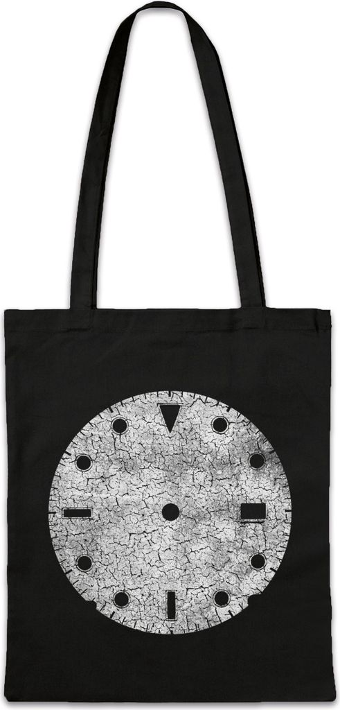 Urban Backwoods Clock-Face II, Stofftasche, Farbe: Schwarz