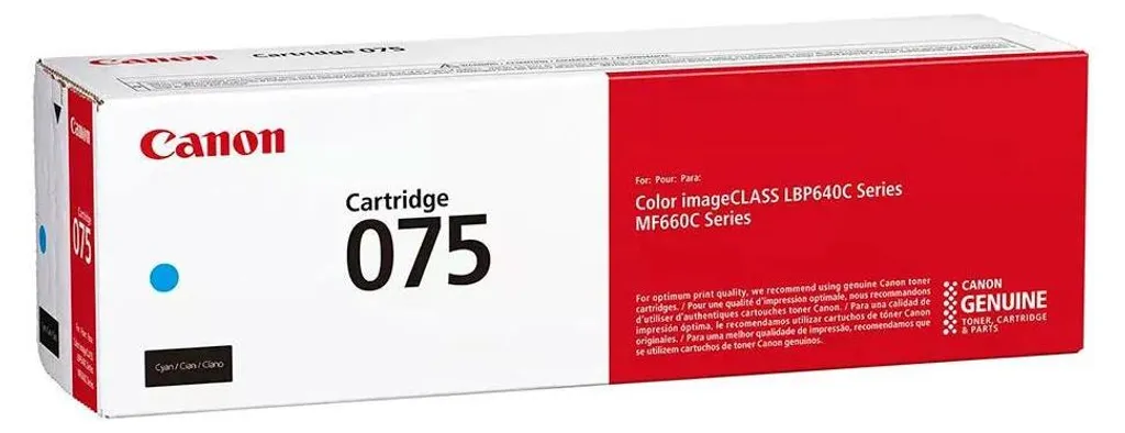 Canon 075 C Cyan Toner 6364C002 Original pour Imprimante i-SENSYS LBP