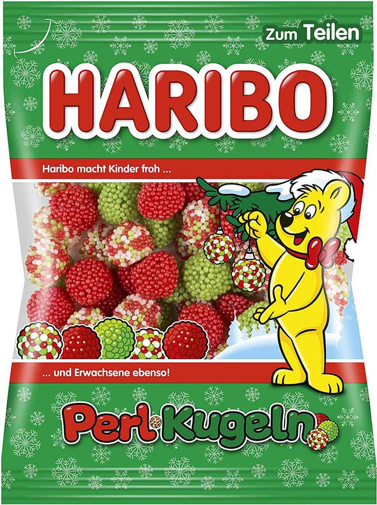 Haribo Perl Kugeln leckeres Gelee mit Nonpareille ummantelt 200g