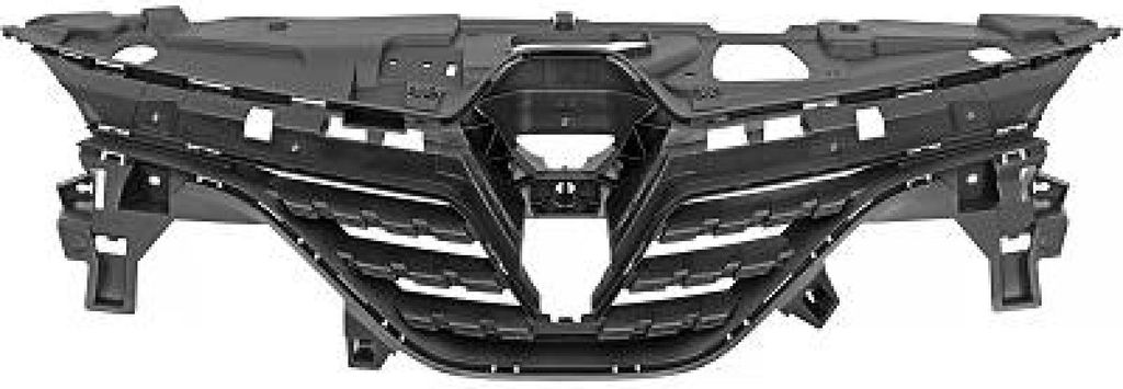 DIEDERICHS 4417039 Kühlergrill Frontgrill für RENAULT Clio V Schrägheck (BF) Schwarz