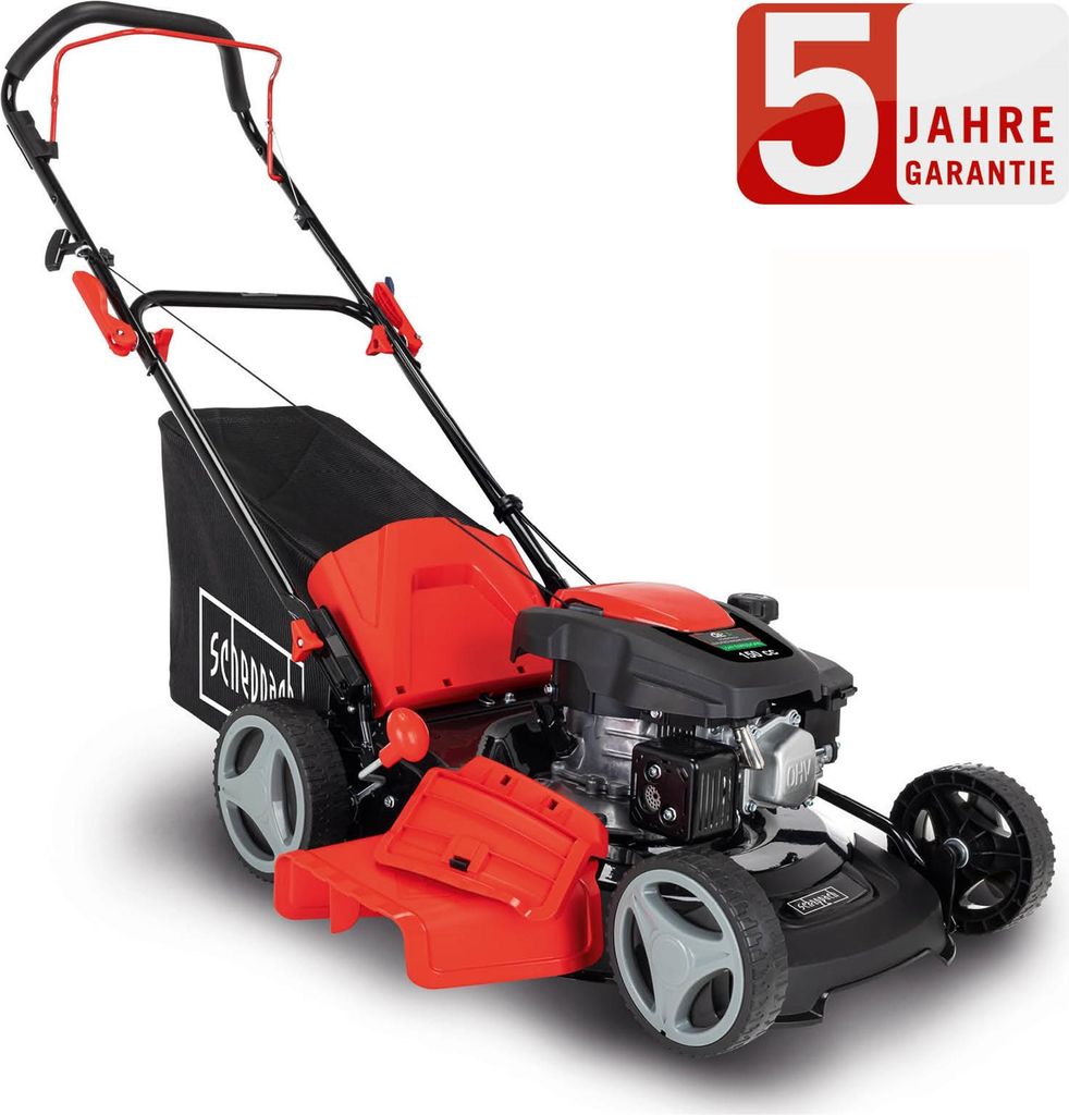Scheppach Benzin Rasenmäher MP150-46 5IN1 3,5 PS Schnittbreite 46 cm 55L