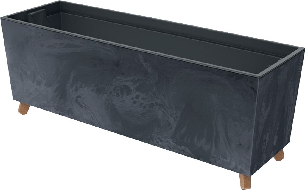 Prosperplast Blumenkasten URBI CASE Betoneffekt N Anthrazit Produktbild 