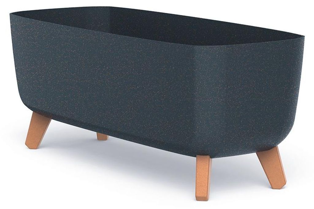 Blumentopf auf Füßen, anthrazit  Gracia Case Eco Wood Produktbild 