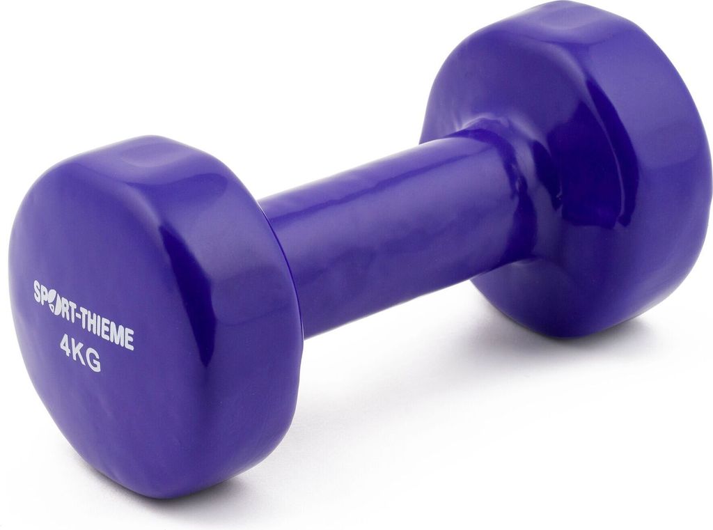Sport-Thieme Fausthantel "Vinyl", 4 kg, Lila Produktbild 