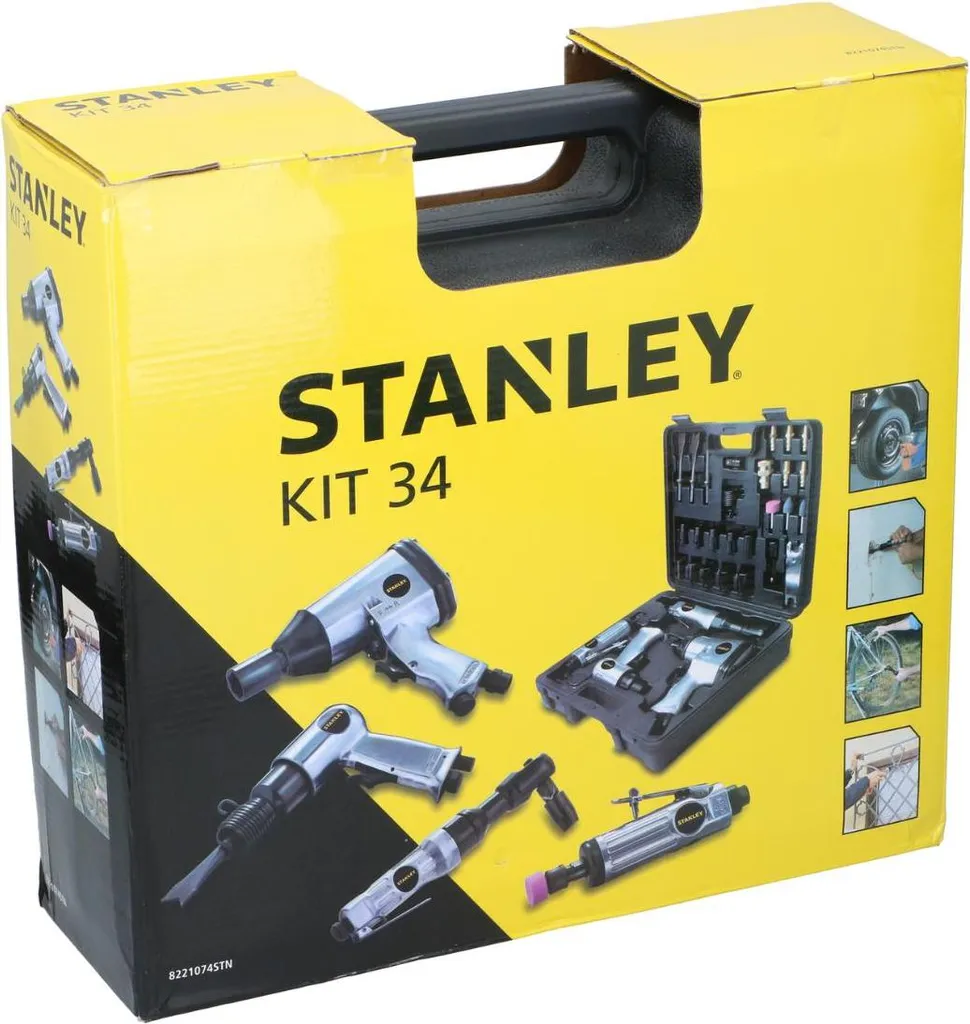 Kit Pneumatique Stanley pour Entretien Automobile et Bricolage Maison