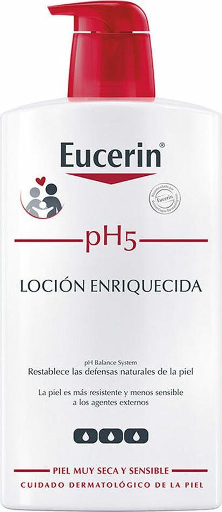 Loción corporal nutritiva Eucerin pH5, 1000 ml Imagen del producto 