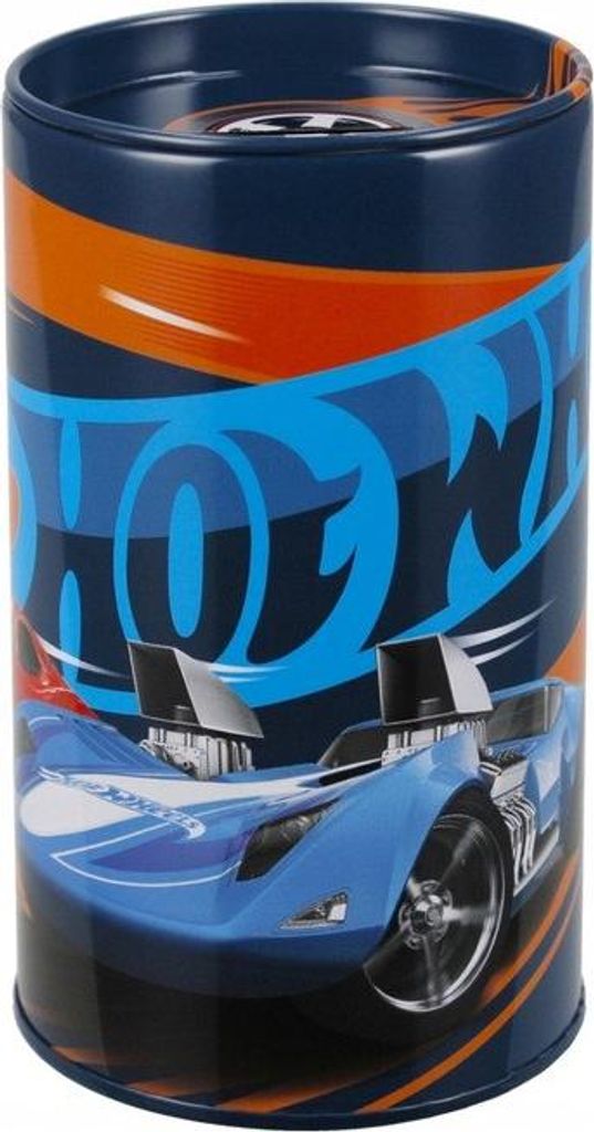 Rundes Sparschwein aus Metall von Hot Wheels STARPAK Produktbild 