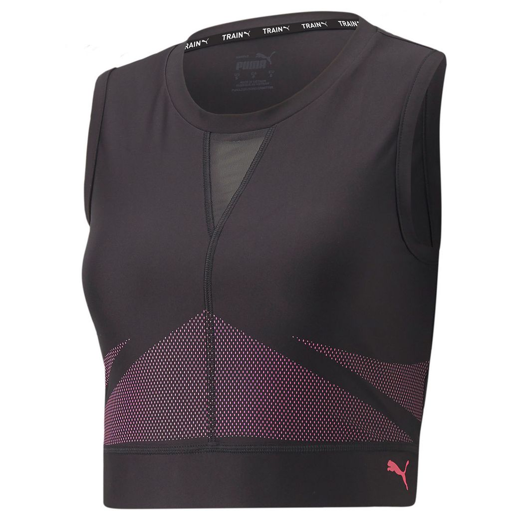 PUMA Eversculpt Fitted Training Tanktop Damen puma black/sunset pink XL