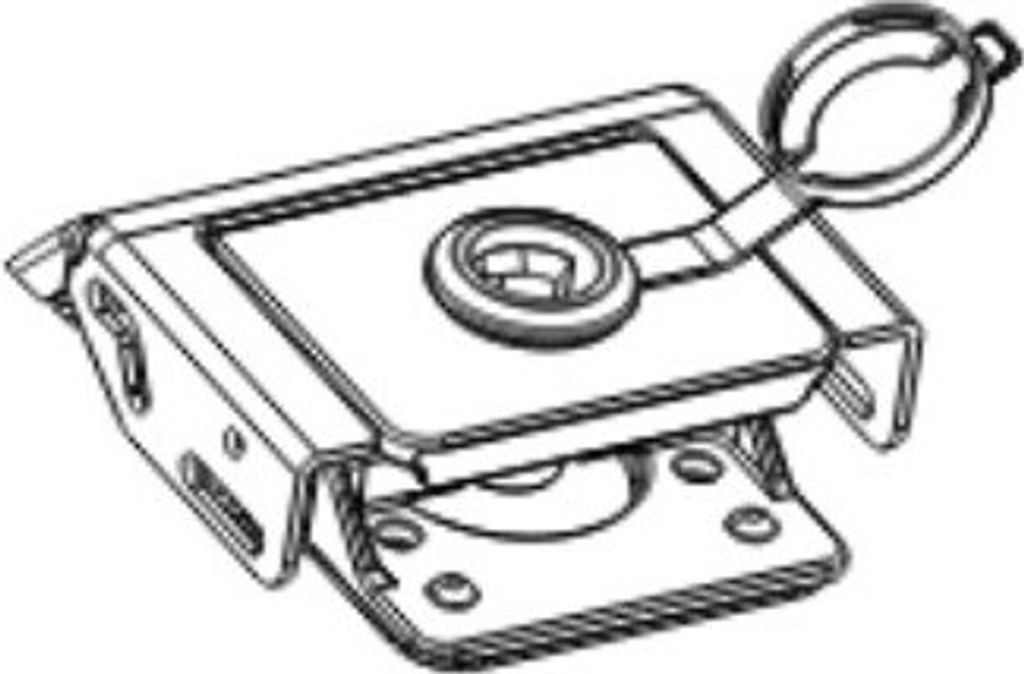 Schloss Oberteil für SHAD TERRA TR36/55 Topcase und Seitenkoffer