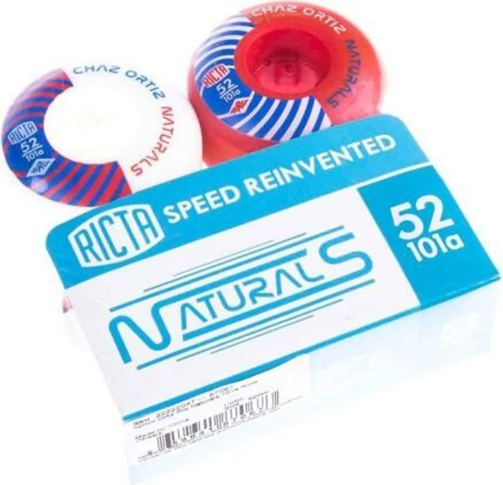 Roues de Skateboard Professionnelles Ricta Ortiz Naturals 52mm 101a