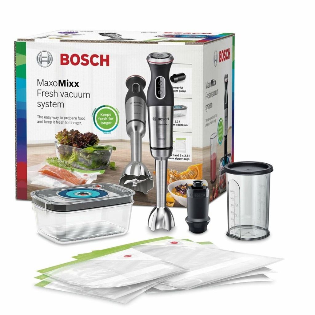 Bosch MS8CM61V1, Blender immersyjny, 1000 W, Czarny, Stal Zdjęcie produktu 