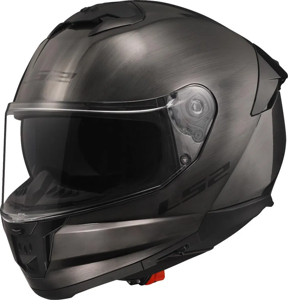 LS2 FF808 Stream II Jeans Argent XXS casque avec double écran solaire